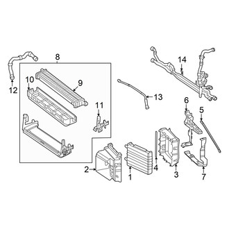 Mercedes-Benz OE - Cooling - Radiator & Components (Auxiliary, Cooler & Components)