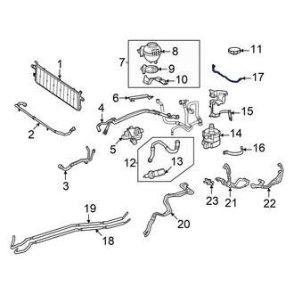 Mercedes-Benz OE - Drive Motor Battery Pack Coolant Hose
