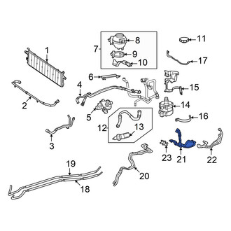 Mercedes-Benz OE - Drive Motor Battery Pack Coolant Hose