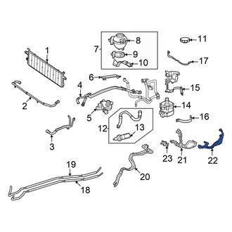 Mercedes-Benz OE - Drive Motor Battery Pack Coolant Hose