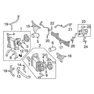 Mercedes-Benz OE - Right Upper Intercooler Hose