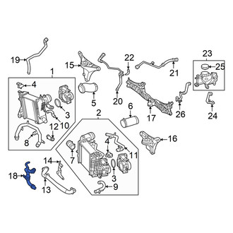 Mercedes-Benz OE - Intercooler Hose