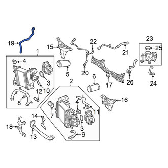Mercedes-Benz OE - Intercooler Hose