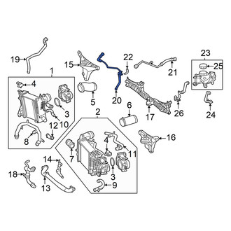 Mercedes-Benz OE - Intercooler Hose