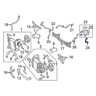 Mercedes-Benz OE - Turbocharger Coolant Reservoir Bracket