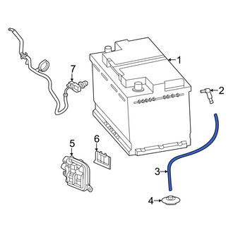 Mercedes-Benz OE - Battery Vent Tube