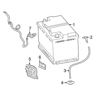 Mercedes-Benz OE - Electrical - Battery (12V), (2 Doors)
