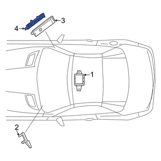 Mercedes-Benz OE - Right Radio Amplifier Bracket