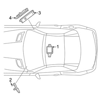 Mercedes-Benz OE - Electrical - Antenna (2 Doors)