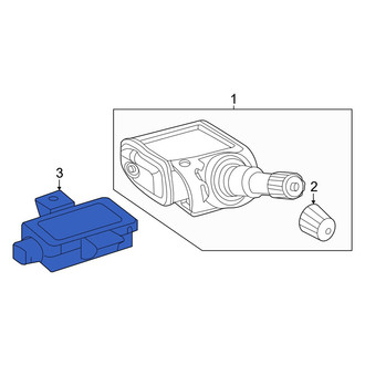 Mercedes-Benz OE - Tire Pressure Monitoring System (TPMS) Control Module