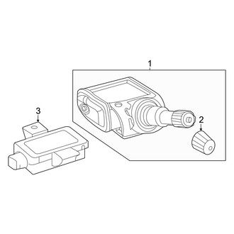 Mercedes-Benz OE - Electrical - Tire Pressure Monitor Components (2 Doors)
