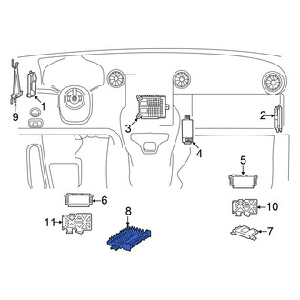 Mercedes-Benz OE - Mobile Phone Control Module
