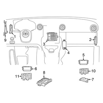 Mercedes-Benz OE - Electrical Components (Cabin Control Modules)
