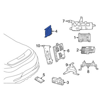 Mercedes-Benz OE - Rear Infotainment Display Control Module