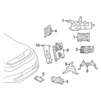 Mercedes-Benz OE - Electrical Components (Control Modules Trunk)