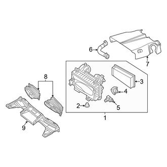Mercedes-Benz OE - Engine - Air Intake (2 Doors)