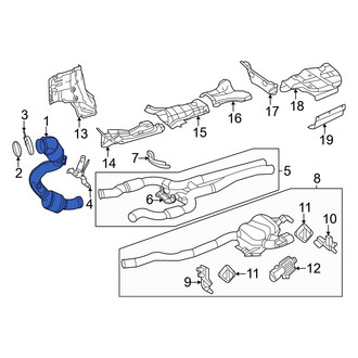 Mercedes-Benz OE - Left Catalytic Converter