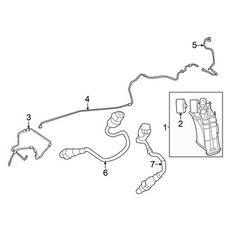 Mercedes-Benz OE - Emission System - Emission Components (2.0L)