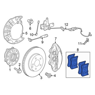 Mercedes-Benz OE - Front Disc Brake Pad Set
