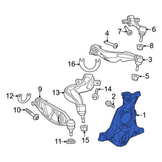 Mercedes-Benz OE - Front Right Steering Knuckle