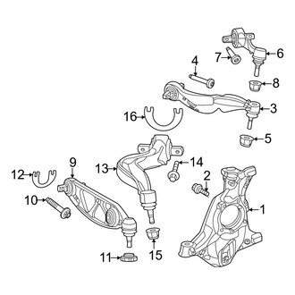 Mercedes-Benz OE - Front Suspension - Suspension Components (2 Doors)