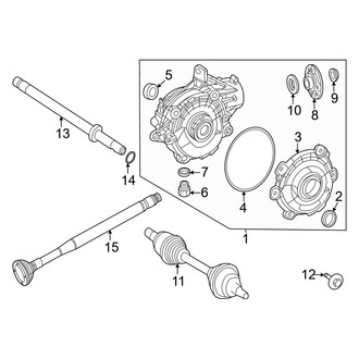 Mercedes-Benz OE - Front Suspension - Carrier & Front Axles