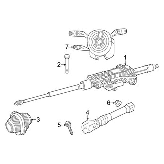 Mercedes-Benz OE - Steering Column Assembly (2 Doors)