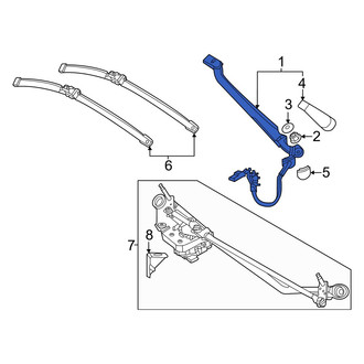 Mercedes-Benz OE - Right Wiper Arm