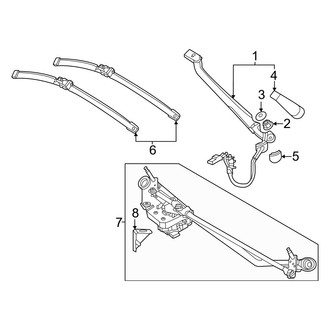Mercedes-Benz OE - Windshield - Wiper & Washer Components (Wiper Components)