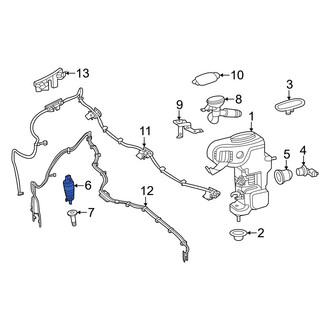 Mercedes-Benz OE - Windshield Washer Pump