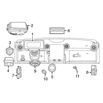 Mercedes-Benz OE - Instrument Panel - Cluster & Switches (2 Doors)