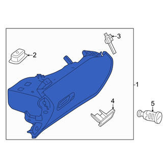 Mercedes-Benz OE - Front Glove Box Assembly