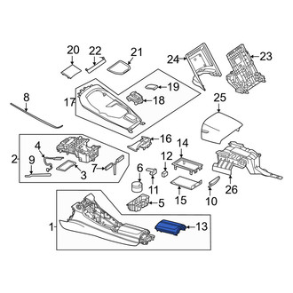 Mercedes-Benz OE - Console Armrest