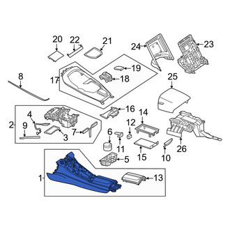 Mercedes-Benz OE - Center Center Console