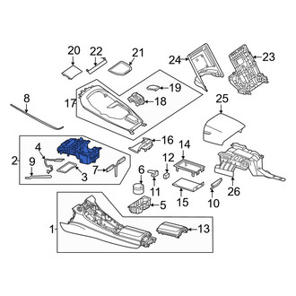 Mercedes-Benz OE - Console Compartment