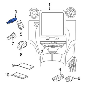 Mercedes-Benz OE - Front Audio Auxiliary Jack