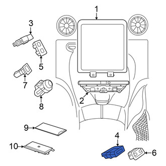 Mercedes-Benz OE - Rear Audio Auxiliary Jack