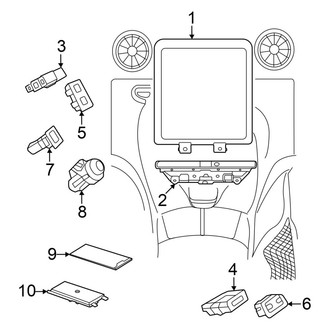 Mercedes-Benz OE - Console - Electrical Components (2 Doors)