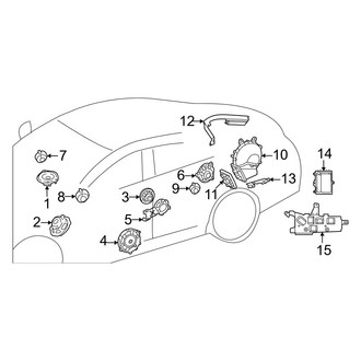 Mercedes-Benz OE - Console - Sound System (2 Doors)