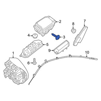Mercedes-Benz OE - Instrument Panel Air Bag Bolt