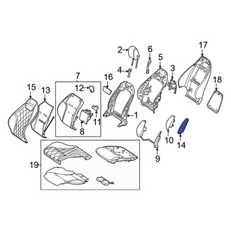 Mercedes-Benz OE - Front Right Seat Air Bag