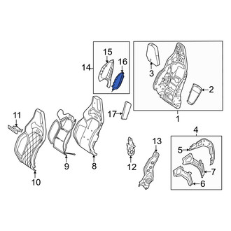 Mercedes-Benz OE - Front Right Air Bag Door