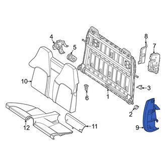 Mercedes-Benz OE - Rear Left Seat Back Bolster Assembly