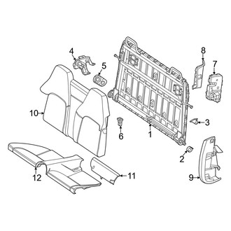 Mercedes-Benz OE - Seats & Tracks - Rear Seat Components (2 Doors)