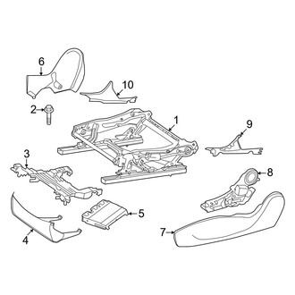 Mercedes-Benz OE - Seats & Tracks - Tracks & Components (2 Doors)