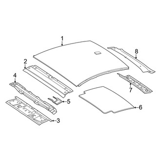 Mercedes-Benz OE - Roof & Components (W/O Panoramic), (2 Doors)