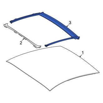 Mercedes-Benz OE - Sunroof Cover