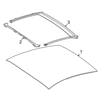 Mercedes-Benz OE - Roof - Sunroof (With Panoramic), (2 Doors)