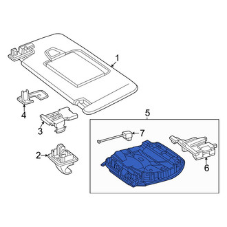 Mercedes-Benz OE - Upper Overhead Console