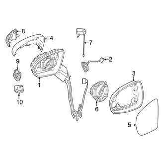 Mercedes-Benz OE - Door - Outside Mirrors (2 Doors)